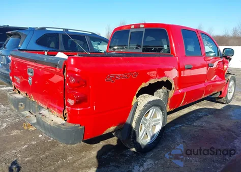 2008 Dodge Dakota Sport z USA, uszkodzony, nr VIN 1D7HW68K38S503845